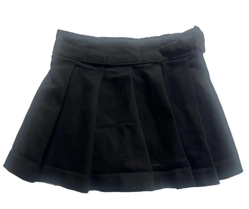 The Children’s Place Girls Black Skort Skirt Shorts Elastic Waist Size 3T